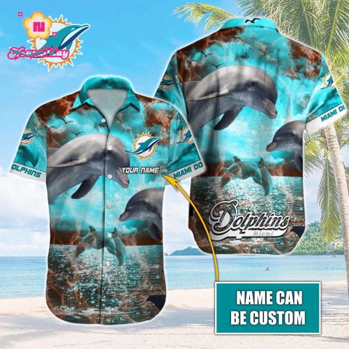 Miami Dolphins NFL Printed Hawaiian Shirt Custom Gift