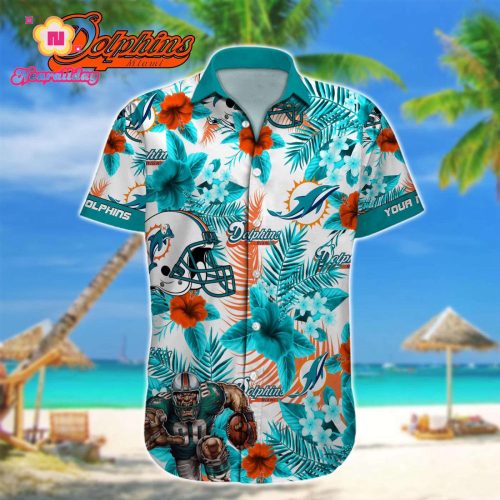 Miami Dolphins NFL Printed Hawaiian Shirt Custom Gift