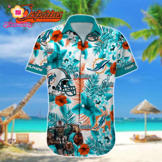 Miami Dolphins NFL Printed Hawaiian Shirt Custom Gift