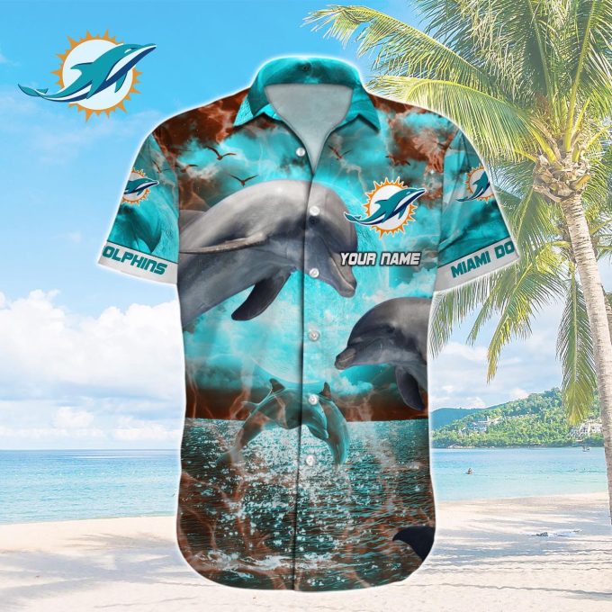 Miami Dolphins NFL Printed Hawaiian Shirt Custom Gift