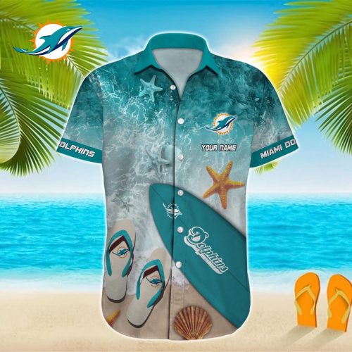 Miami Dolphins NFL Printed Hawaiian Shirt Custom Gift