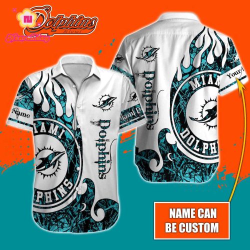 Miami Dolphins NFL Printed Hawaiian Shirt Custom Gift