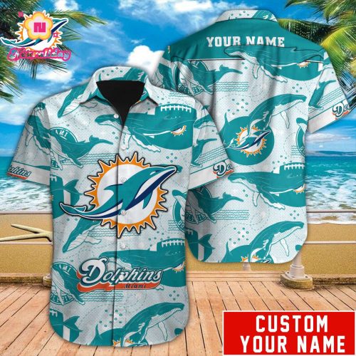 Miami Dolphins NFLHawaiian shirt Custom Gift