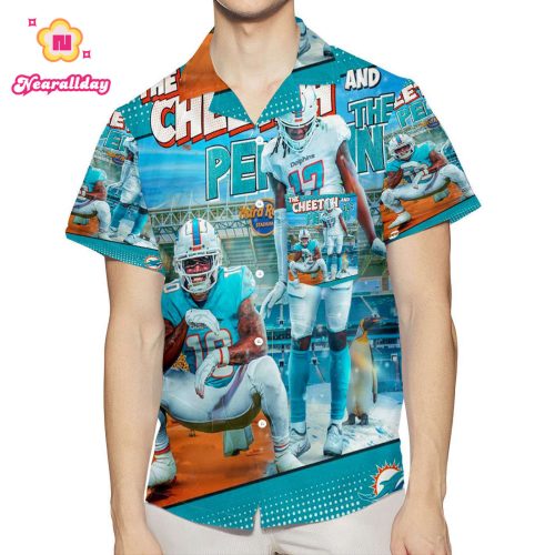 Miami Dolphins Players1 3D All Over Print Summer Beach Hawaiian Shirt With Pocket