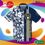 Custom Milwaukee Brewers Hawaiian Shirt – Personalized All-over Print Custom Milwaukee Brewers Hawaiian Shirt – Personalized All-over Print