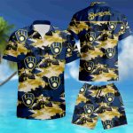 Milwaukee Brewers Tommy Bahama Hawaiian Shirt Men s Summer Button Up Beach Wear 2023