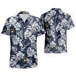 Milwaukee Brewers Hawaiian Shirt: Tropical Flower Short Sleeve 2023 Summer Style