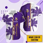 Minnesota Vikings Hawaii Shirt Men Short Custom  NFL Gift