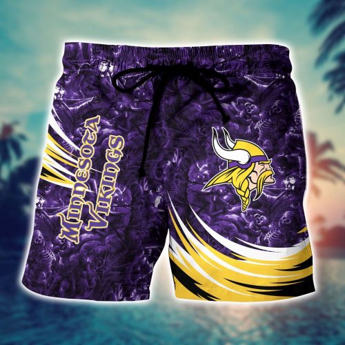 Minnesota Vikings NFL Halloween Horror Movies Hawaiian Shirts