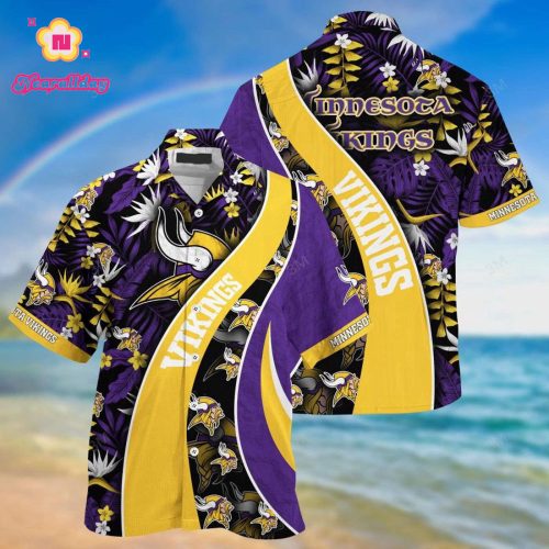 Minnesota Vikings Nfl Hawaii Shirt For This Season Gift For Sport Lovers