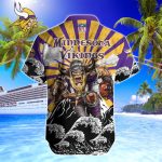 Minnesota Vikings NFL Printed Hawaiian Shirt Custom Gift