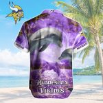 Minnesota Vikings NFL Printed Hawaiian Shirt Custom Gift