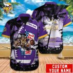Minnesota Vikings NFL Printed Hawaiian Shirt Custom Gift