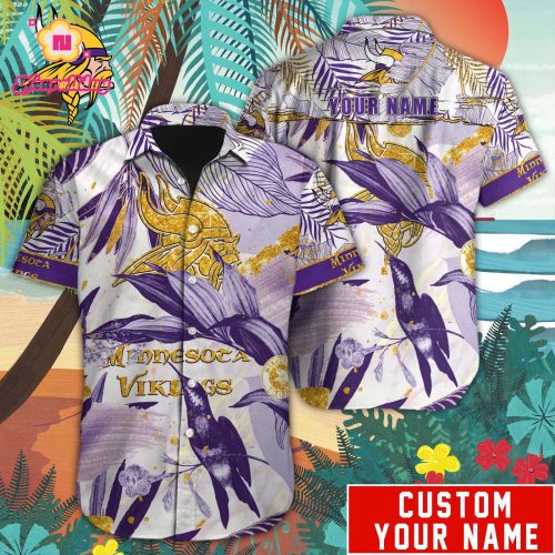 Minnesota Vikings NFLHawaiian shirt Custom Gift