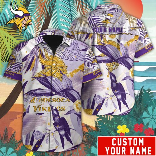 Minnesota Vikings NFLHawaiian shirt Custom Gift