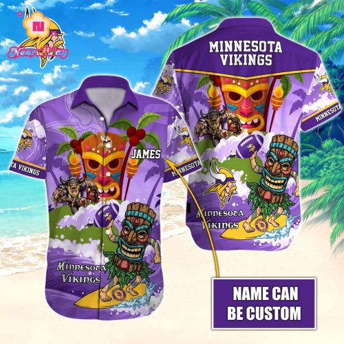 Minnesota Vikings NFLHawaiian shirt Custom Gift