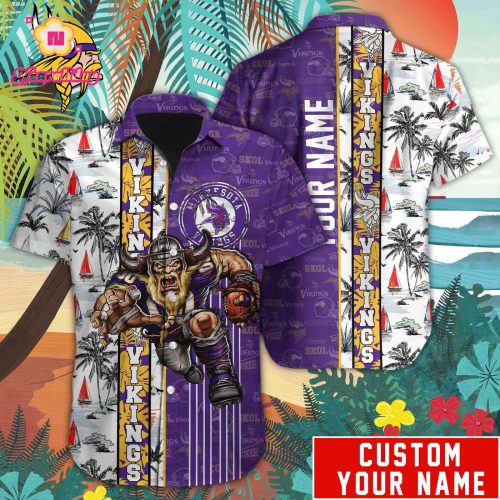 Minnesota Vikings NFLHawaiian shirt Custom Gift