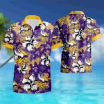 MINNESOTA VIKINGS TROPICAL FLOWER HAWAIIAN SHIRT WHITE MEN WOMEN BEACH WEAR SHORT SLEEVE HAWAII SHIRT 2023 summer shirt