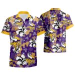 MINNESOTA VIKINGS TROPICAL FLOWER HAWAIIAN SHIRT WHITE MEN WOMEN BEACH WEAR SHORT SLEEVE HAWAII SHIRT 2023 summer shirt