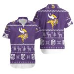 Minnesota Vikings Ugly Christmas 3D Printed Sweatshirt Ugly Hawaiian Shirt