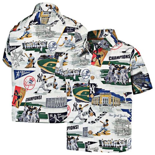 MLB 2023 New York Yankees Hawaiian Shirt – Official Team Merchandise