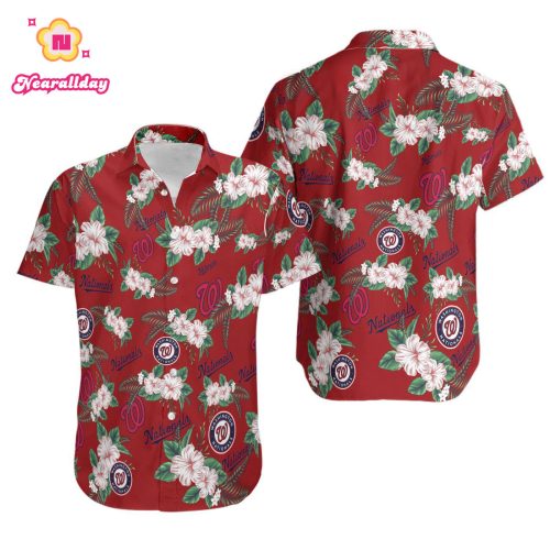 MLB Washington Nationals Hawaiian Shirt V2 – Men & Women Aloha Shirt