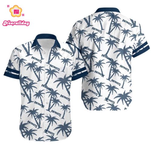 New England Patriots Coconut Tree NFL Gift For Fan Hawaii Shirt and Sh