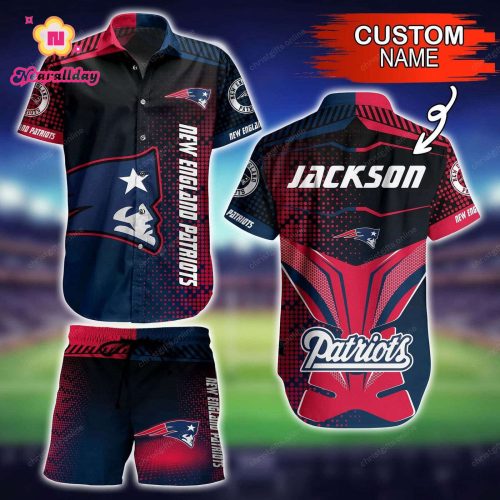 New England Patriots Nfl Personalize Hawaii Shirt Style 01 Dtthw160418