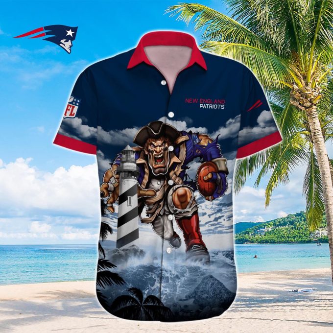 New England Patriots NFL Printed Hawaiian Shirt Custom Gift