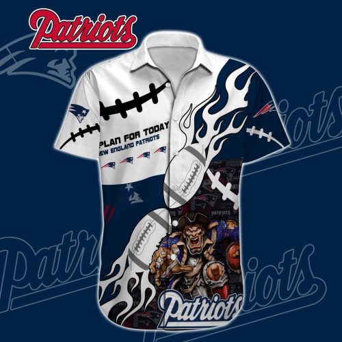 New England Patriots NFL Printed Hawaiian Shirt Custom Gift