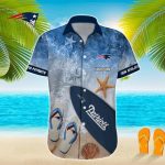 New England Patriots NFL Printed Hawaiian Shirt Custom Gift