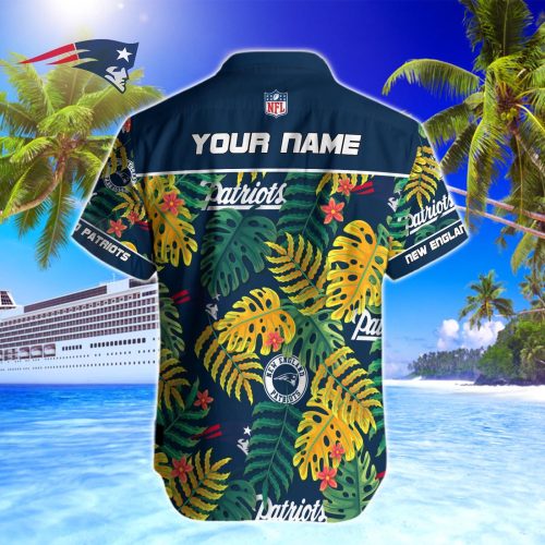 New England Patriots NFL Printed Hawaiian Shirt Custom Gift