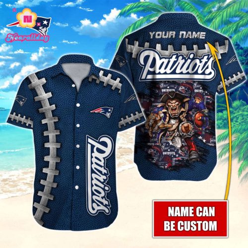 New England Patriots NFL Printed Hawaiian Shirt Custom Gift