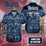 New England Patriots NFL Printed Hawaiian Shirt Custom Gift