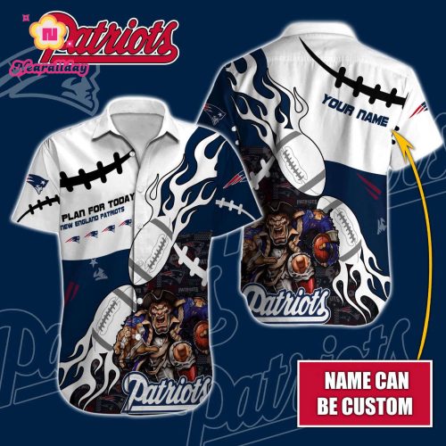 New England Patriots NFL Printed Hawaiian Shirt Custom Gift