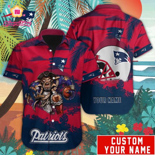 New England Patriots NFLHawaiian shirt Custom Gift