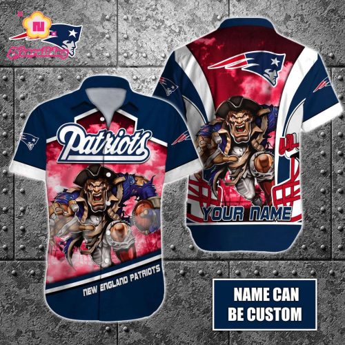 New England Patriots NFLHawaiian shirt Custom Gift