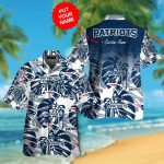 New England Patriots Short Sleeve Button Up Tropical Aloha Hawaiian Shirt Set for Men Women Kids Gift