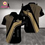 New Orleans Saints Hawaiian Shirts Pattern Stripe New Orleans Saints Hawaiian Shirts Pattern Stripe
