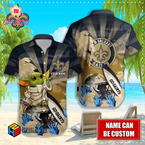 New Orleans Saints Nfl Custom Hawaiian Shirt