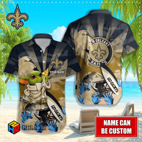 New Orleans Saints Nfl Custom Hawaiian Shirt