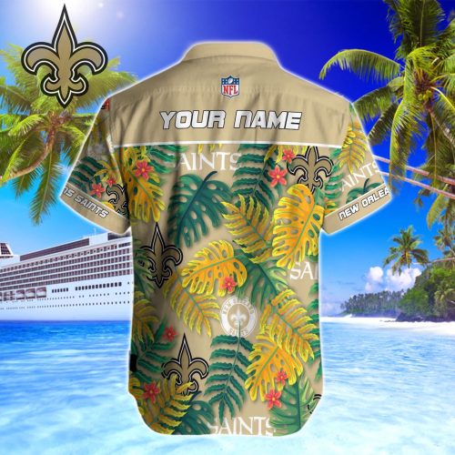 New Orleans Saints NFL Printed Hawaiian Shirt Custom Gift