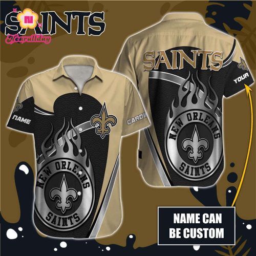New Orleans Saints NFL Printed Hawaiian Shirt Custom Gift