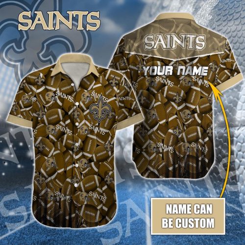 New Orleans Saints NFL Printed Hawaiian Shirt Custom Gift
