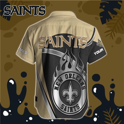 New Orleans Saints NFL Printed Hawaiian Shirt Custom Gift