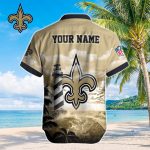 New Orleans Saints NFL Printed Hawaiian Shirt Custom Gift