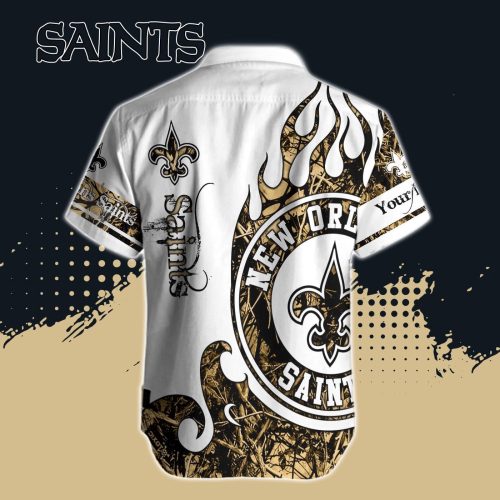 New Orleans Saints NFL Printed Hawaiian Shirt Custom Gift
