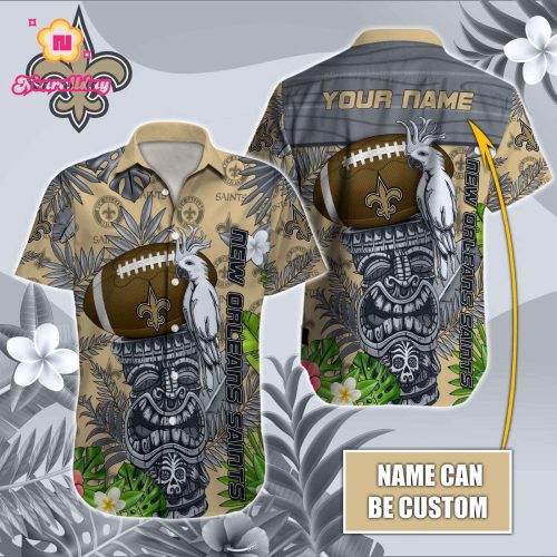 New Orleans Saints NFL Printed Hawaiian Shirt Custom Gift