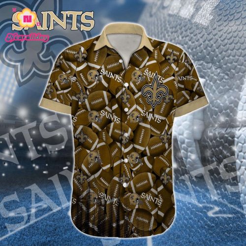 New Orleans Saints NFL Printed Hawaiian Shirt Custom Gift