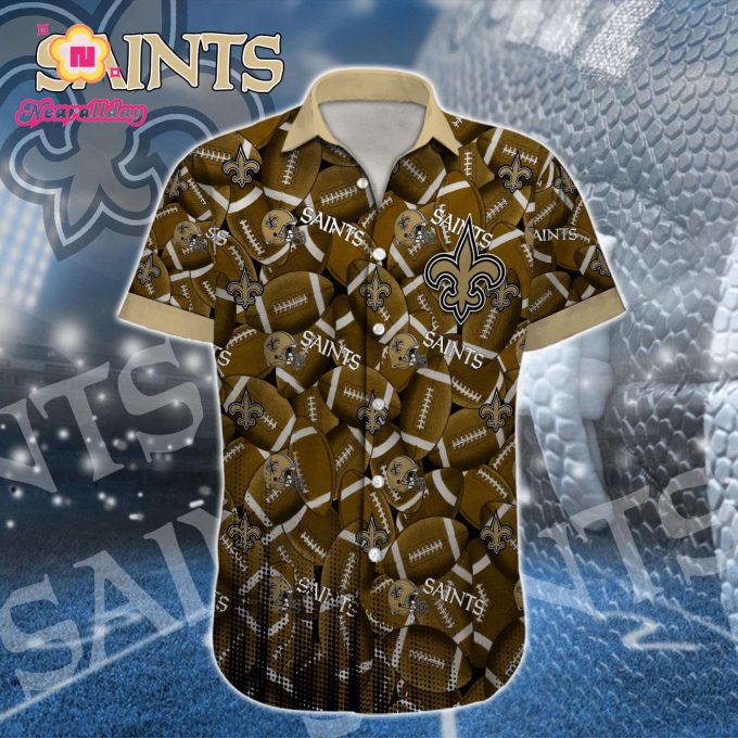 New Orleans Saints NFL Printed Hawaiian Shirt Custom Gift